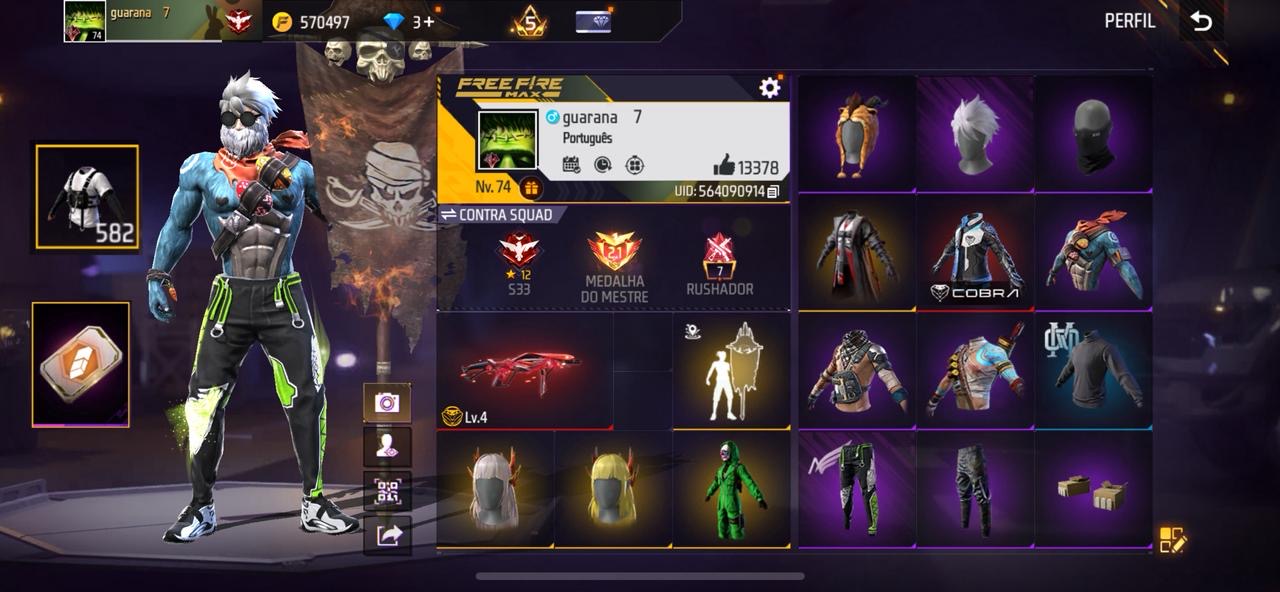 Free fire quase 600 peito Free fire quase 600 peito